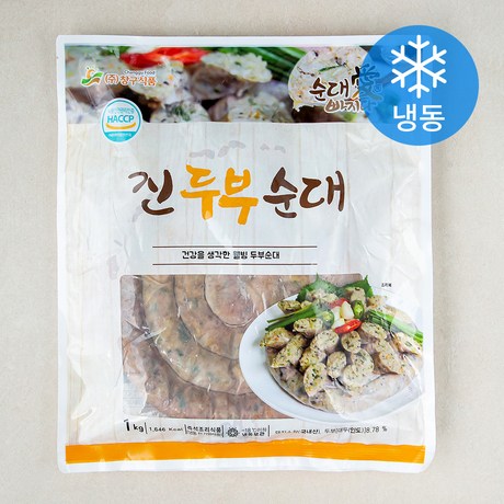 순대애빠지다 순대 진 두부순대 (냉동) 1kg 1개 : MONDAY NIGHT