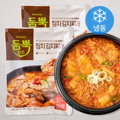 듬뿍담은 즉석탕 찌개 참치 김치찌개 (냉동) 450g 2개 : MONDAY NIGHT