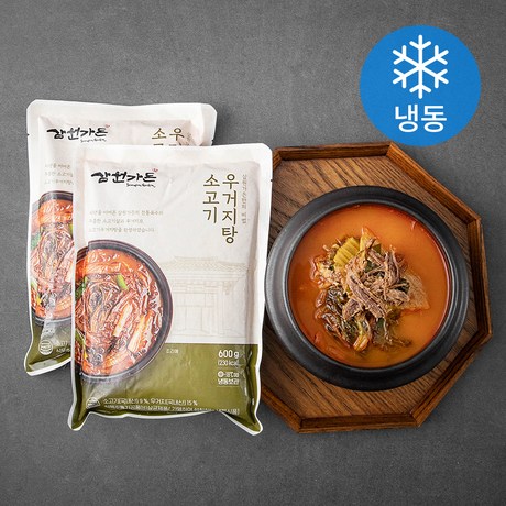 삼원가든 즉석탕 찌개 소고기 우거지탕 (냉동) 600g 2팩 : MONDAY NIGHT