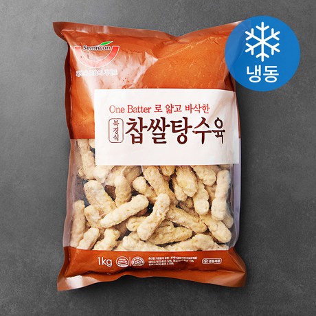 세미원 탕수육 중식 북경식 찹쌀탕수육 (냉동) 1kg 2개 : MONDAY NIGHT