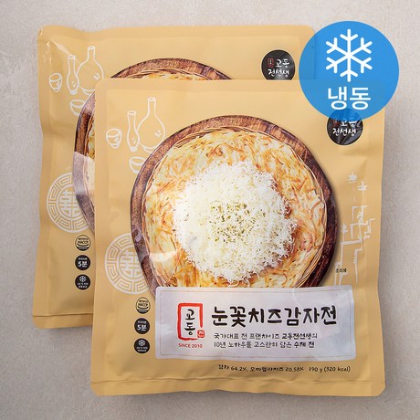 교동전선생 빈대떡 부침개 눈꽃치즈감자전 (냉동) 190g 2팩 : MONDAY NIGHT