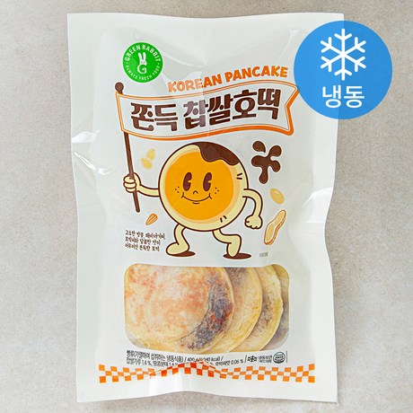 그린래빗 기타떡 쫀득 찹쌀호떡 (냉동) 2개400g : MONDAY NIGHT