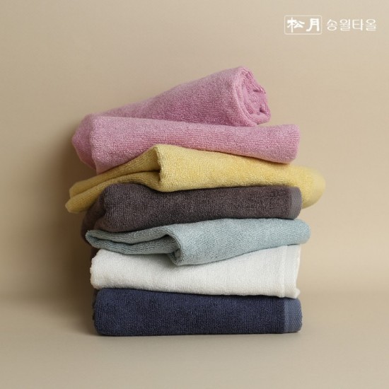송월타올 뱀부 타월 135g 뱀부얀 100% 수건 10장 : 일사공이