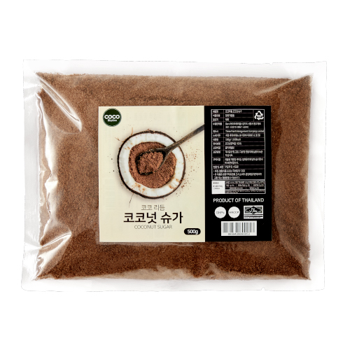코코리듬 비정제 코코넛 슈가 설탕 500g : 푸디즈마켓