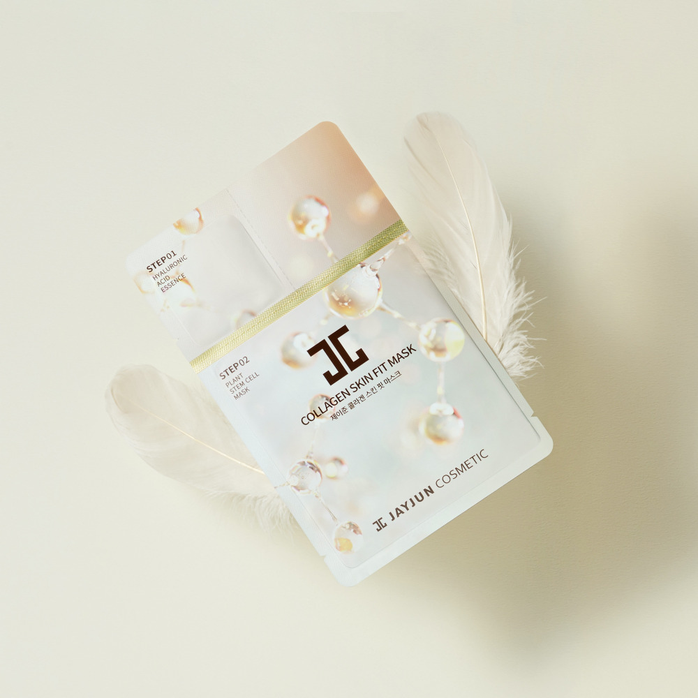 제이준 콜라겐 스킨 핏 2스텝 마스크팩 10매 여행용 올인원 마스크팩 : 매일호재