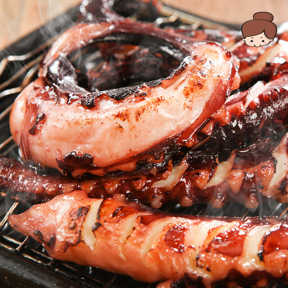 통족 200g+오뚜기 미니버터 10g 가문어 오다리 장족 오징어다리 쥐포 오징어 : 건어물녀