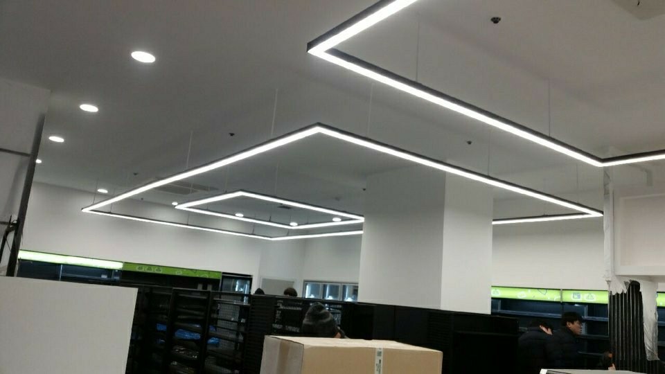 LED 레일조명 T7 레일 일자등 레일등 TS라인 백색 300mm 주광색 T라인 : 더쎈조명