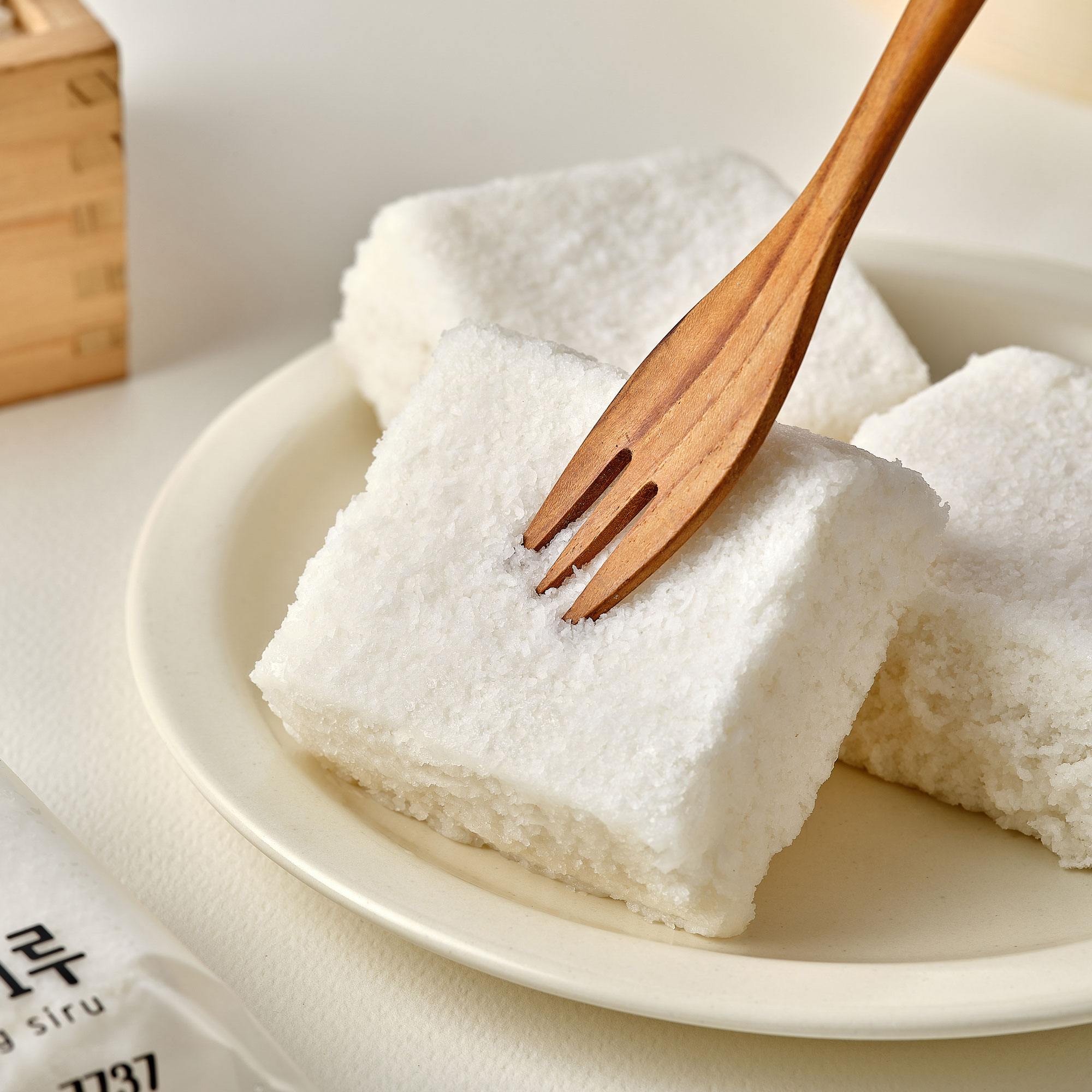 백설기 80g x 15개입  (개별포장 아이간식 식사대용) : 수성시루