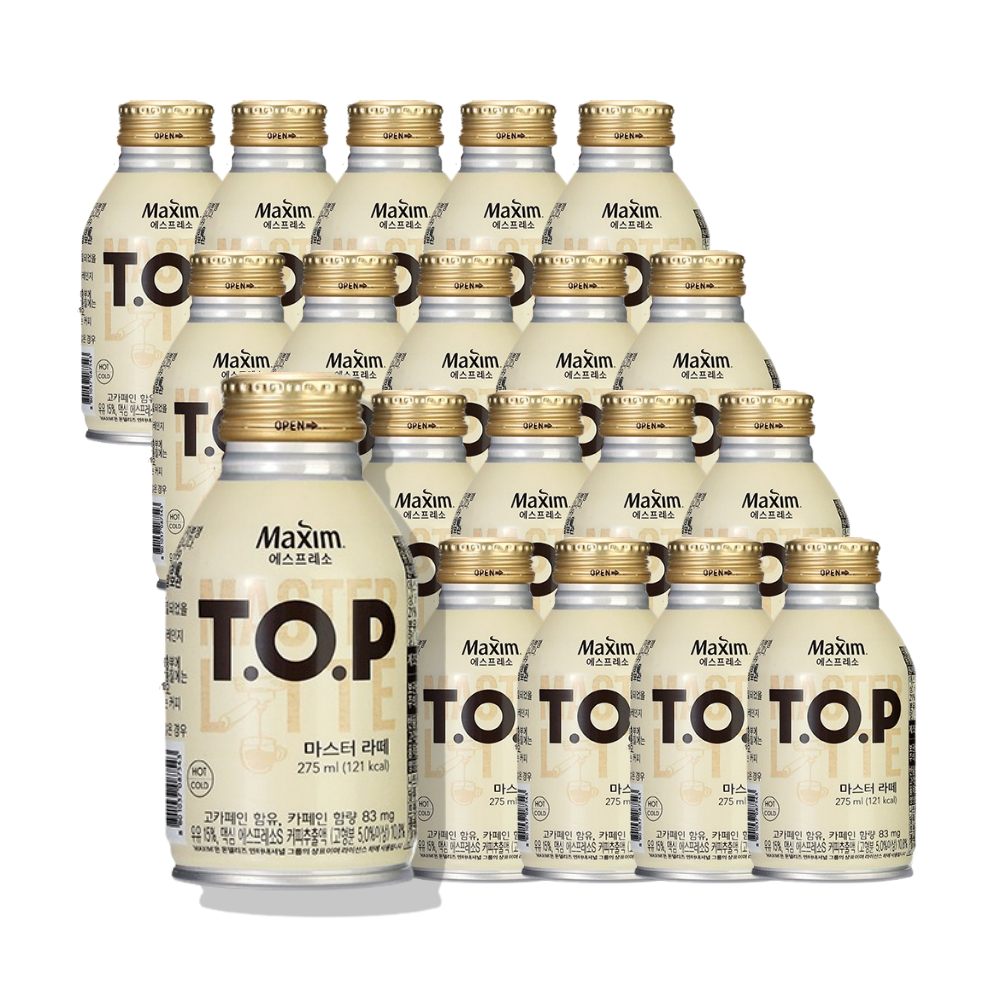 맥심 티오피 커피 마스터라떼 더블랙 스위트 아메리카노 275ml 10캔+10캔 캔커피 : wisdom:store