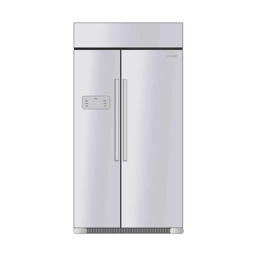 삼성 TBI 양문형 냉장고 BRS685030SR 빌트인 677L : 가전레시피