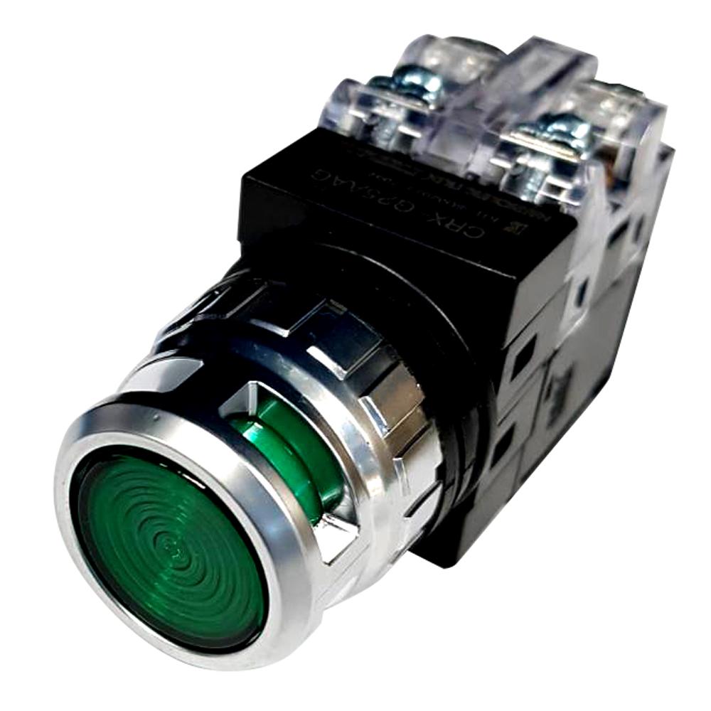 LED조광용 푸시버튼스위치 한영넉스 CRX-G30MD(G) 10/EA W7893038