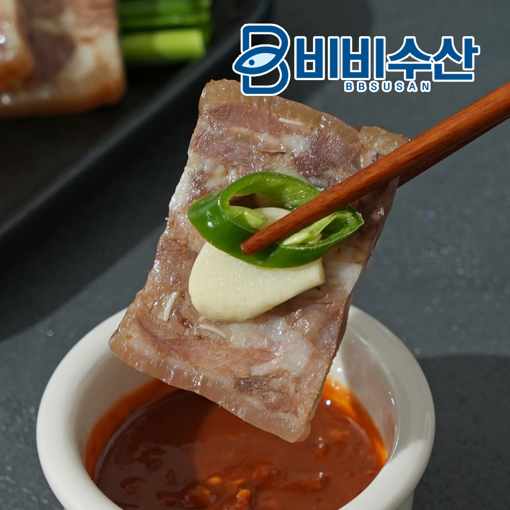 오향편육 돼지 고기머리 머리고기 냉장 편육 : 비비수산