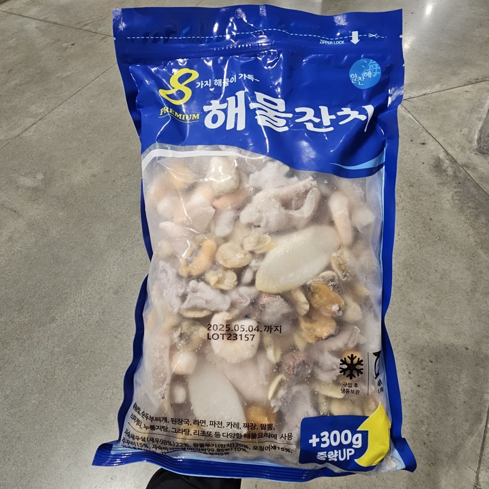 코스트코 냉동 해물 잔치 1100g 알찬해 아이스포장 짬뽕 볶음밥 캠핑 : 넘버원코스트코구매대행