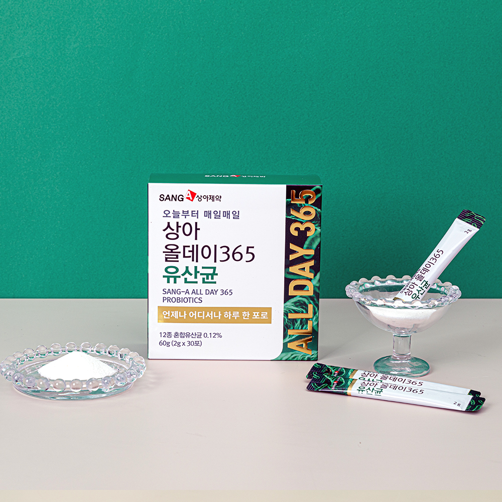 [도착보장] 상아제약 올데이365 프로바이오틱스 2500CFU 유산균 30포, 2개 : 마이엘랩