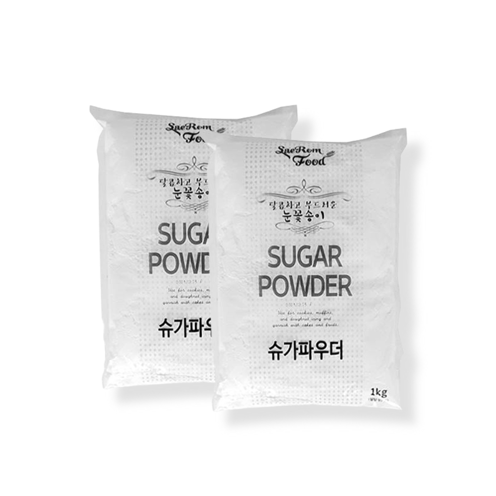 새롬푸드 슈가파우더 1kg / 2개 : 리더스푸드몰