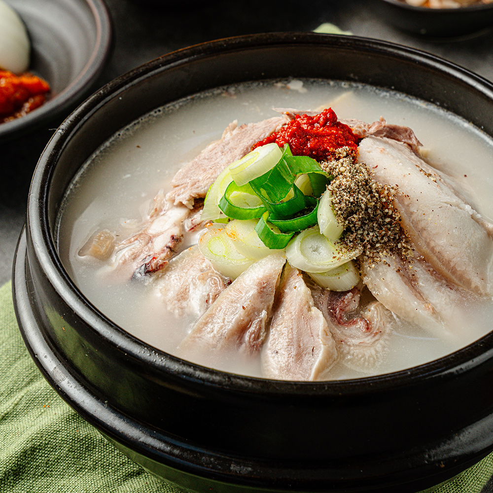 신포시장 가마솥 순대국밥 사골 국밥 600g X 2팩 : 김씨언니마켓