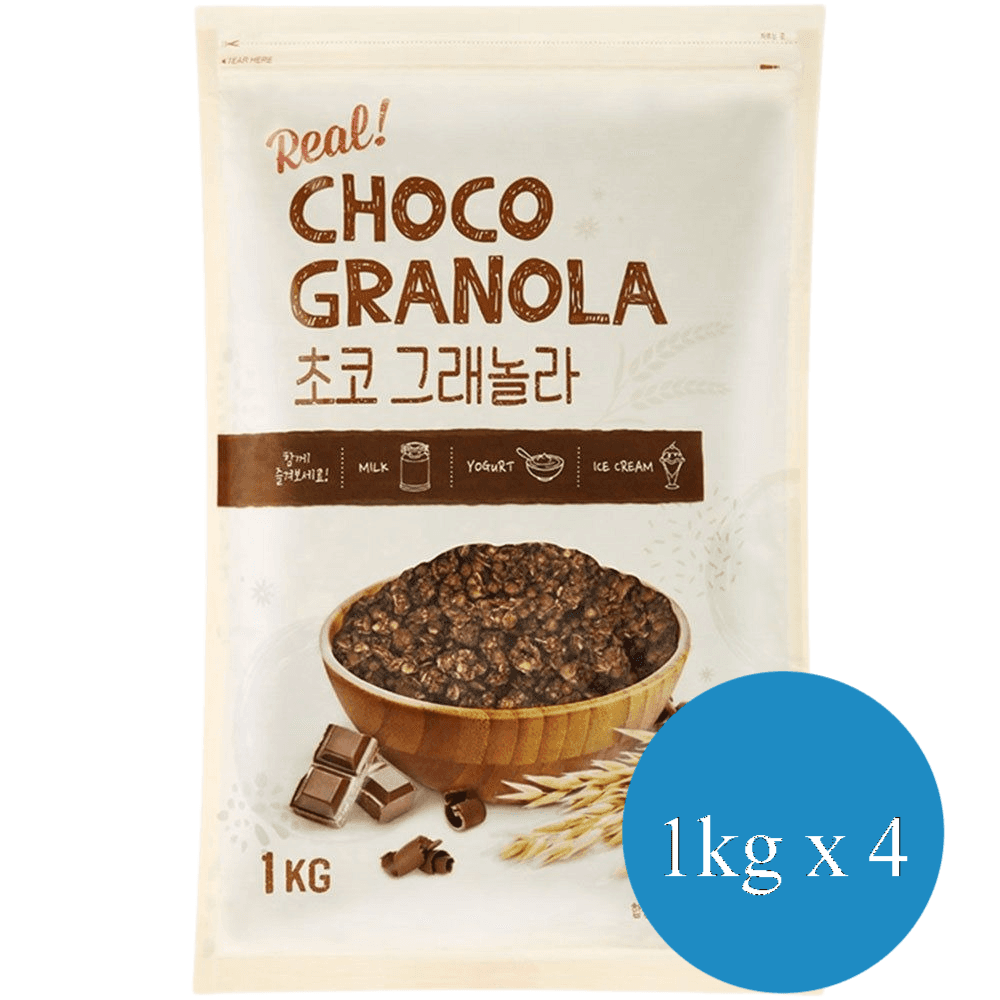 (주)동서 초코 그래놀라 1kg x 4 : 와이비케이