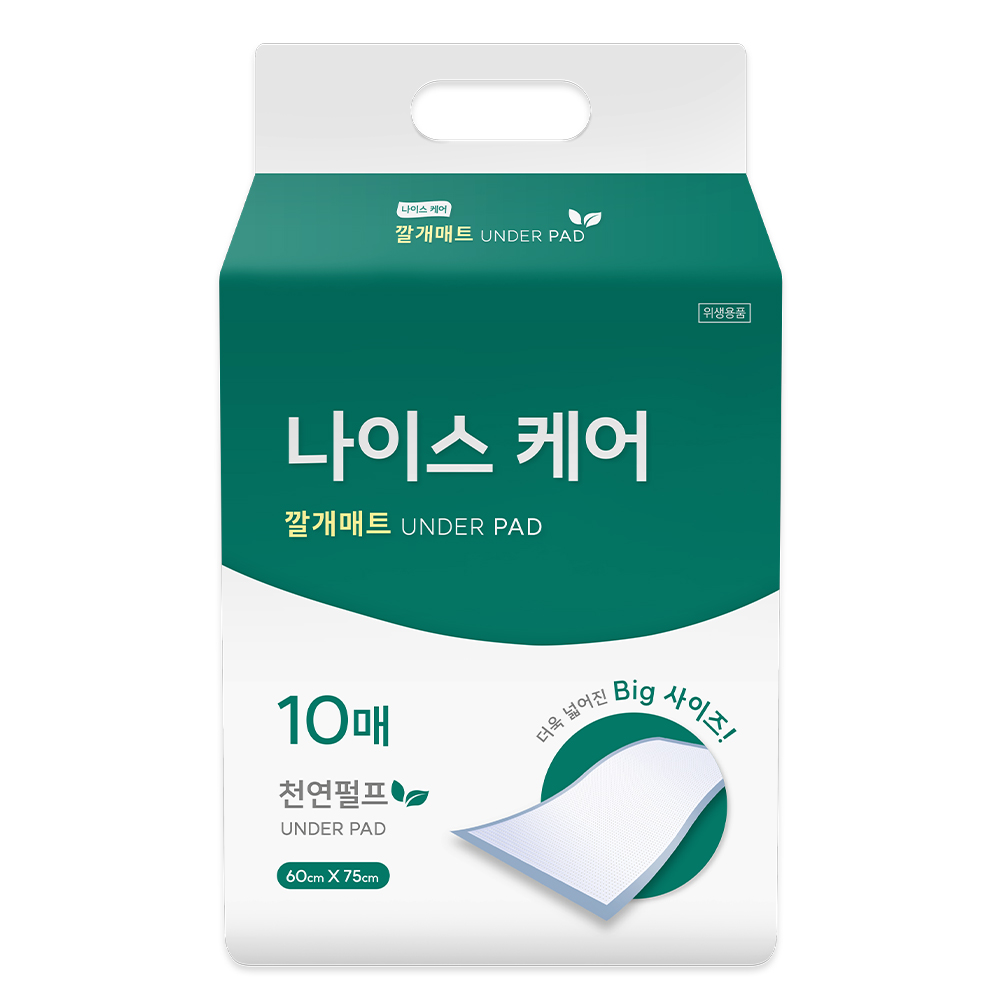 나이스케어 올데이 깔개매트 5팩+5팩 : 리버티오가네이처