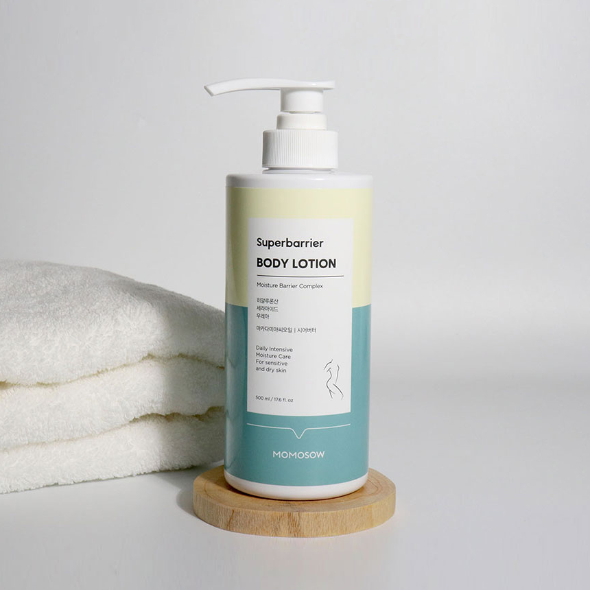2통/신제품/모모쏘우 슈퍼배리어 고보습 향좋은 바디로션 500ml 바디케어 모이스춰라이징 : 라임건강몰