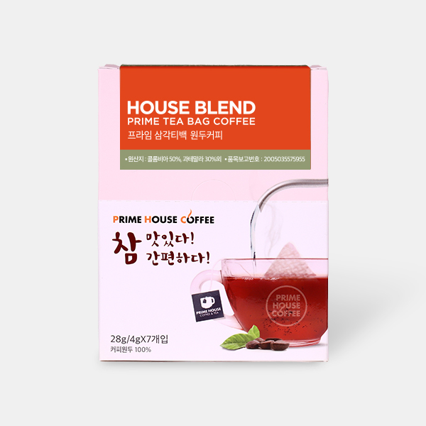 프라임 삼각티백 커피 4g X 7개입 : 프라임하우스커피