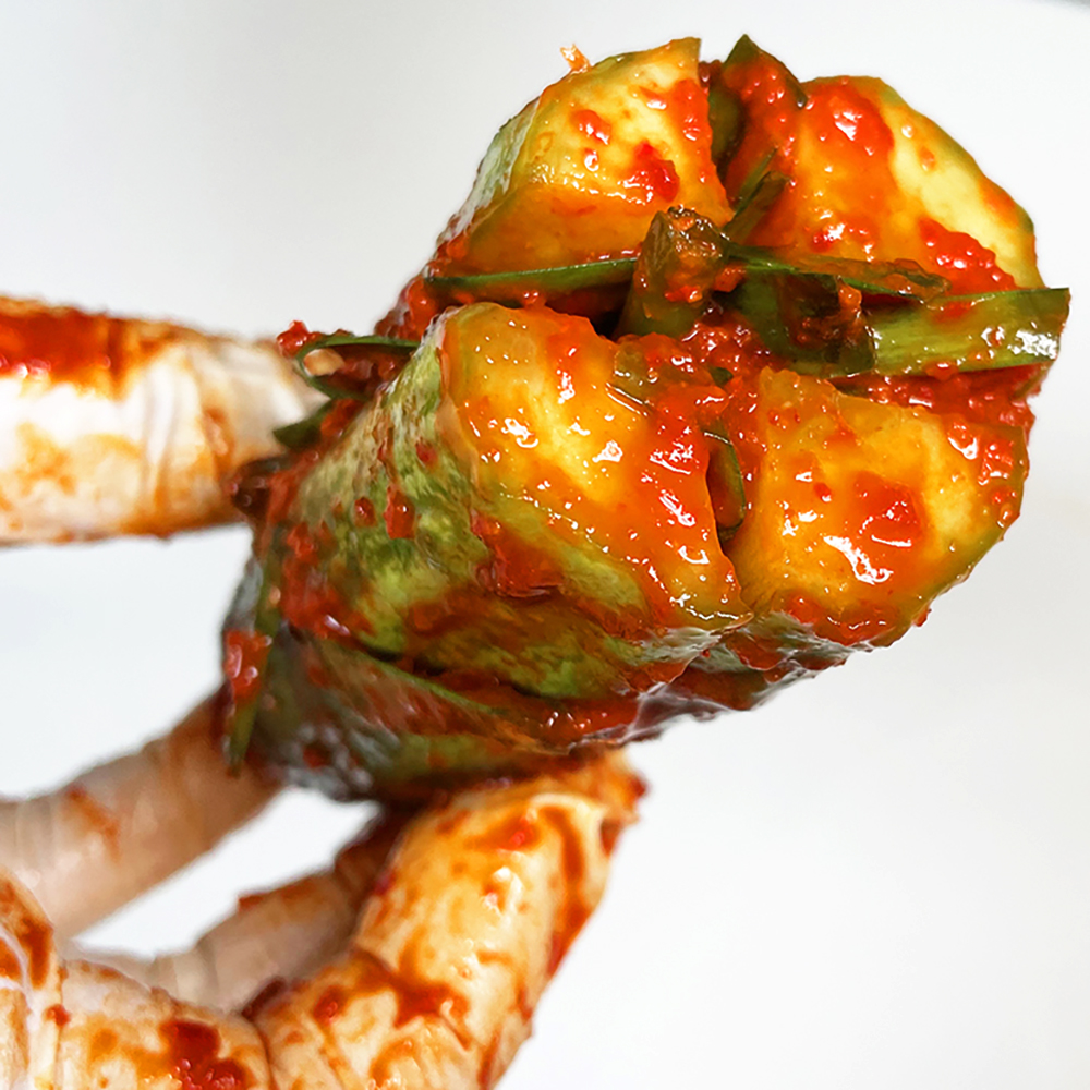 뜰아래김치 국산 오이소박이김치 3kg : 뜰아래김치