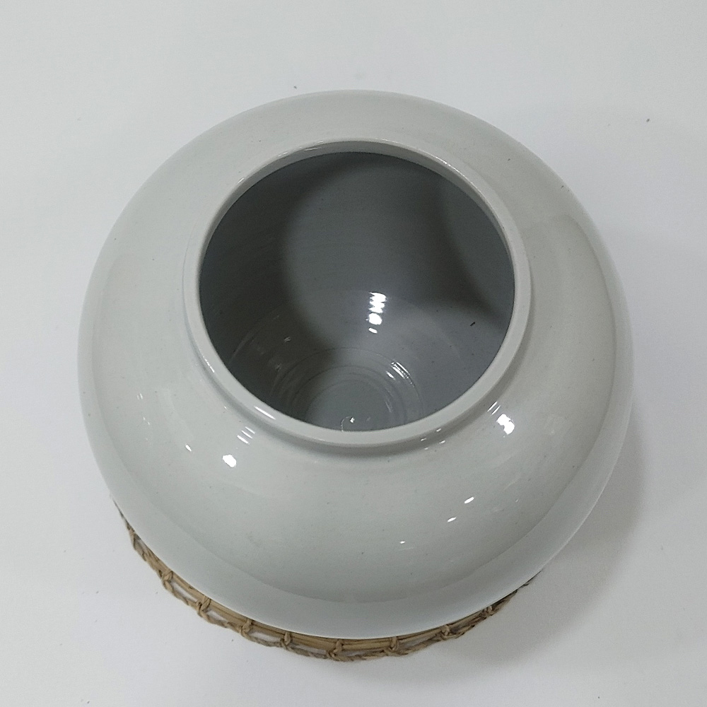 백자달항아리 소형 (배지름21cm 높이20cm) 받침별매 : 우리도예