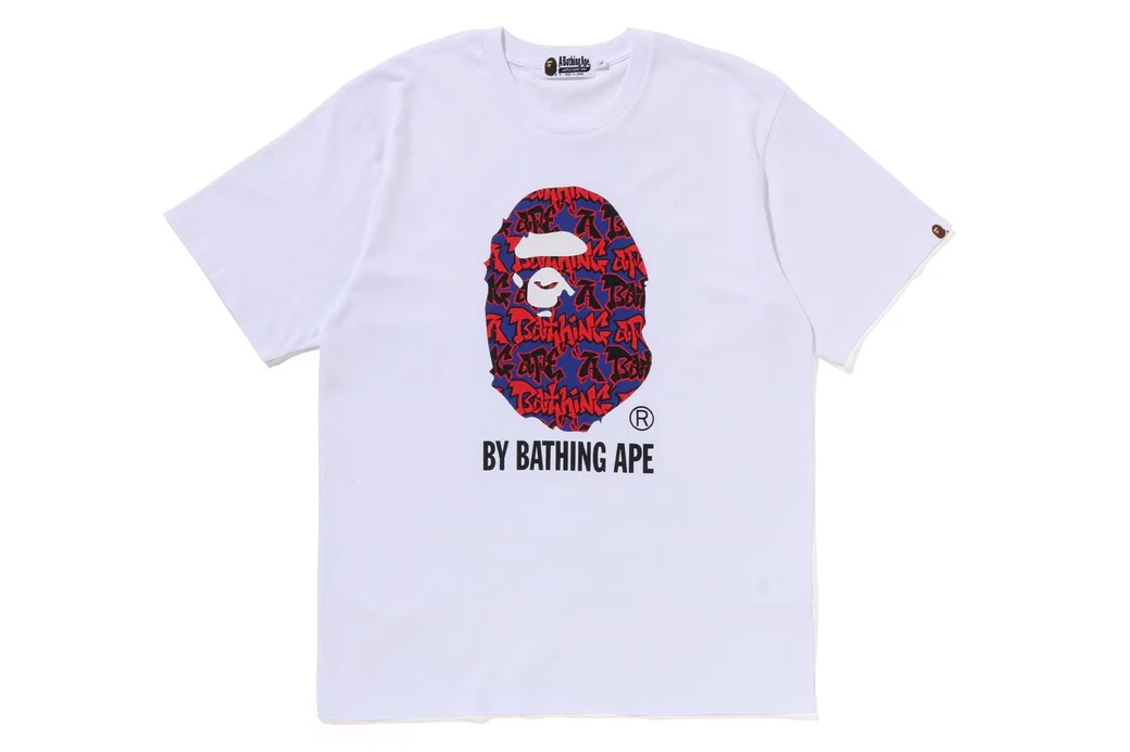 베이프 그래피티 에이프 헤드 반팔티 GRAFFITI PATTERN BY BATHING APE TEE _ BSTL : 베스트.리
