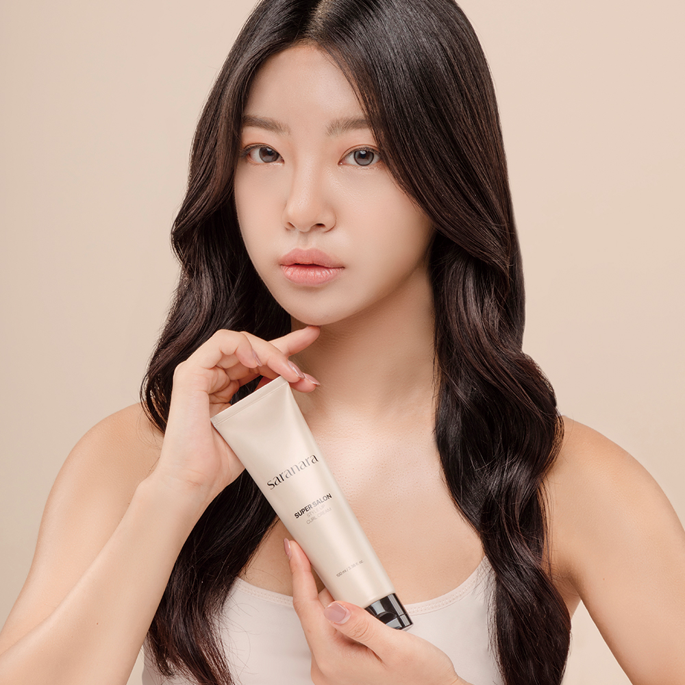 [1+1] 사라나라 슈퍼살롱 스타일업 컬 크림 100ml 미용실 헤어 머리 볼륨 영양 : 사라나라 saranara
