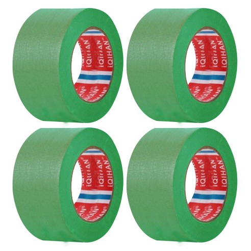 (6월말발송)다다 칼라 마스킹테이프 50mm x 20m 4개(초록)  : 주식회사 다다
