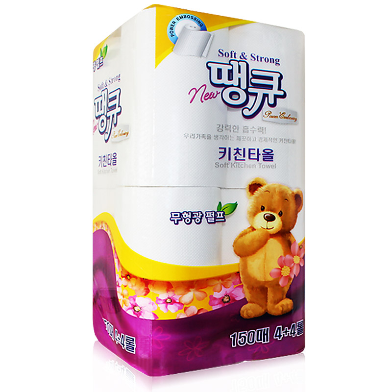 월드산업 뉴 땡큐 키친타올 150매 8롤,키친타월 : 바리바리a