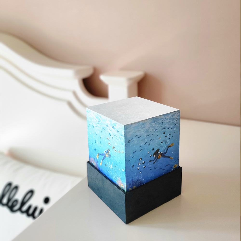 LED 바다 속 세상 미니램프 DIY 만들기 키트 조명 인테리어 소품 : 올어바웃키트
