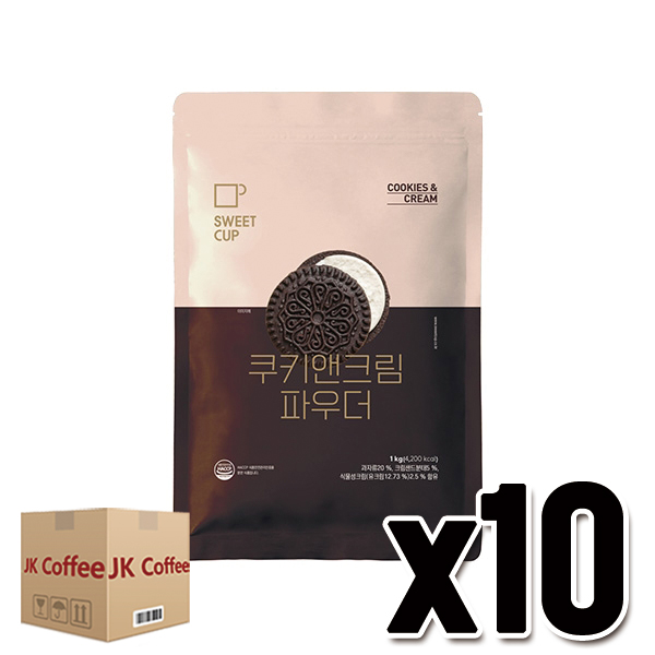 스위트컵 쿠키앤크림 파우더 1kg (1박스/10개) : JK커피
