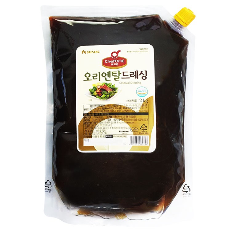 청정원 쉐프원 프렌치 발사믹 드레싱 2kg : 토끼상회