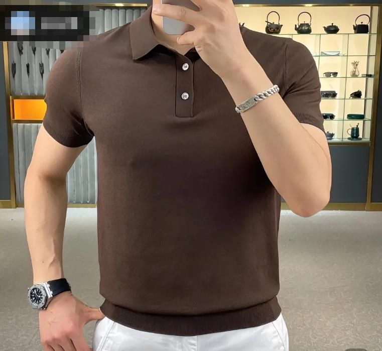 머슬핏 남성 쿨맥스 슬림 출근템 무지 데일리 슬림 터틀넥 니트 폴로 셔츠 : 썸메모리