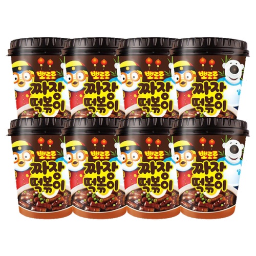 뽀로로 떡볶이 짜장8개입 /컵떡볶이 : 동그라미팜