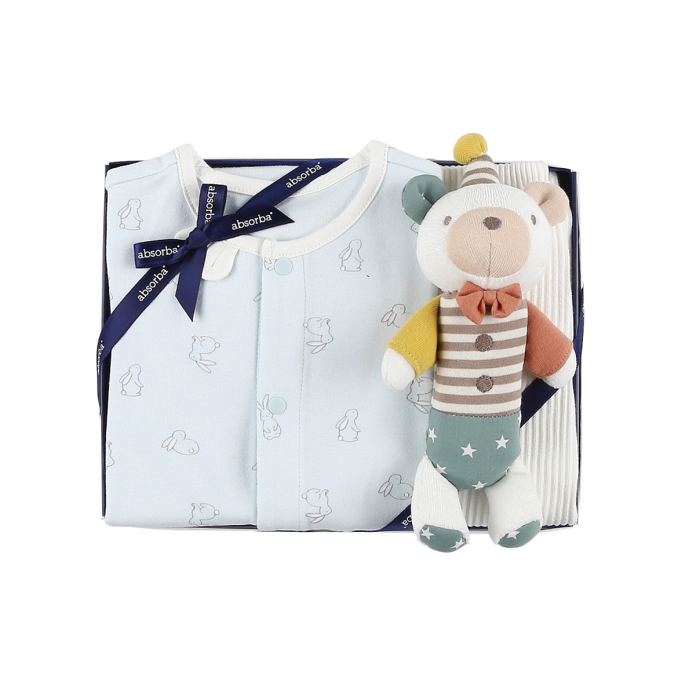 투니바디슈트+딸랑이인형SET(AY7106D1AXA365)/압소바 : 롯데백화점-본점