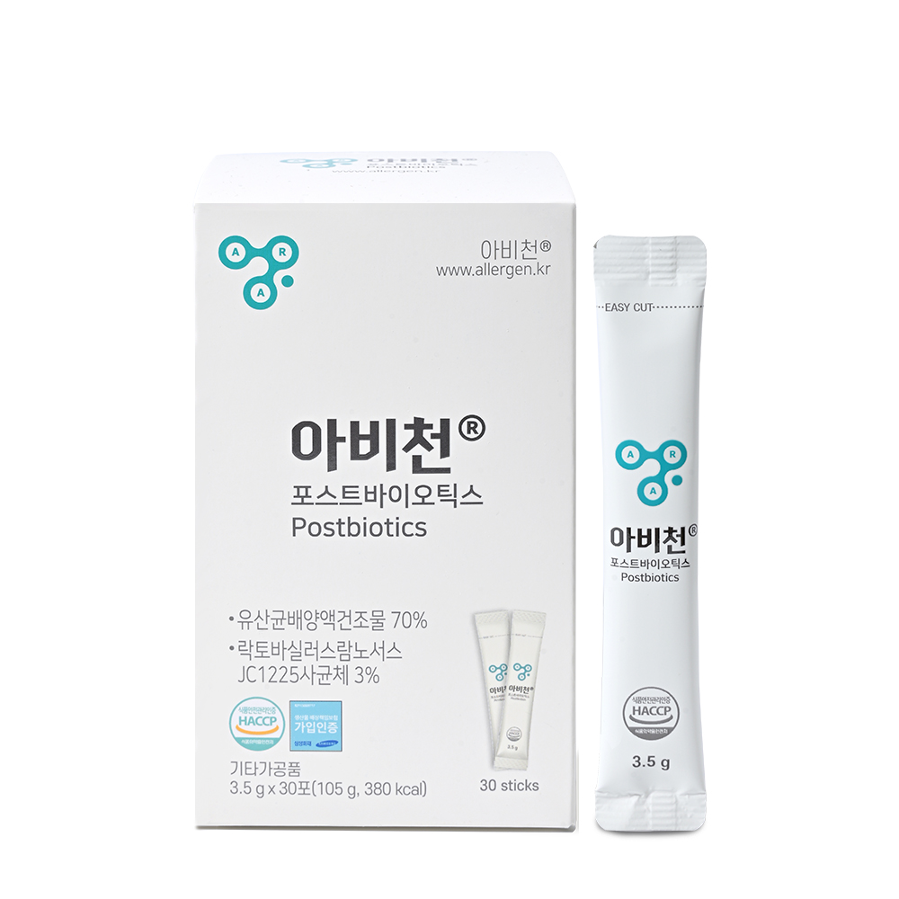 아비천 포스트바이오틱스 락토바실러스 람노서스 아토피 유산균 3.5g x 30포 : 척척맘
