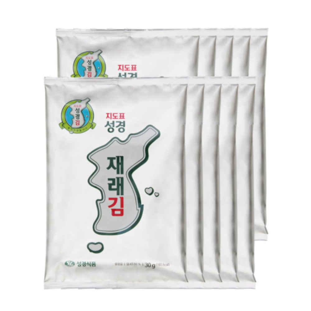 성경식품 성경김 잘라먹는 재래 전장김 30g : 마켓하리스
