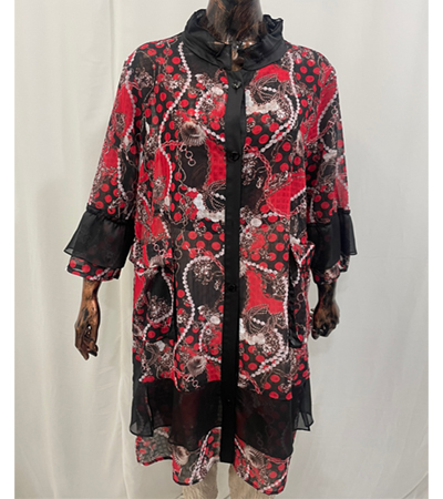 파올라 레이스 카라 자켓 A232JK0040 : 라 파올라