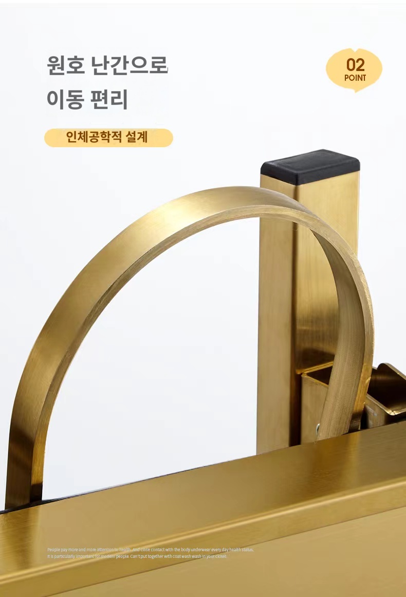트레이 스테인리스 미용실 실버 미용웨건 트롤리 : o다니상회o