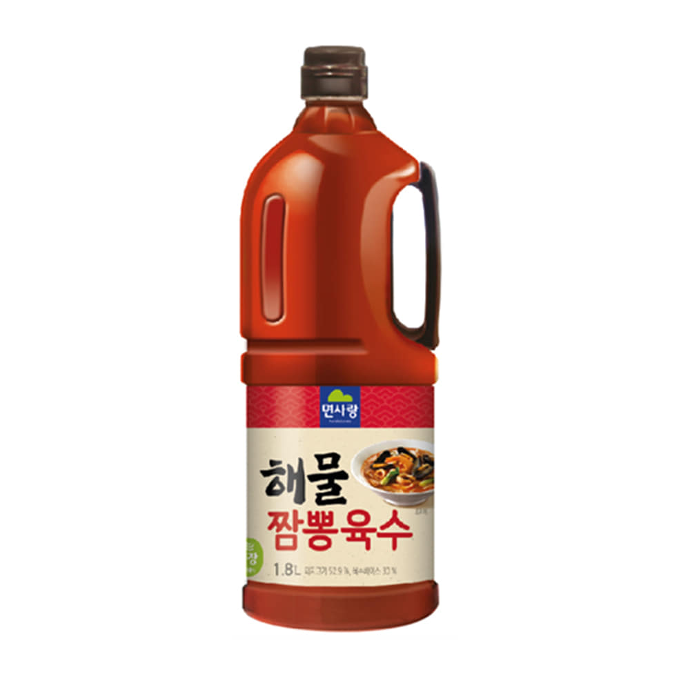 식당 매장 업소용 해물 짬뽕 육수 1.8L : 엠포브코리아