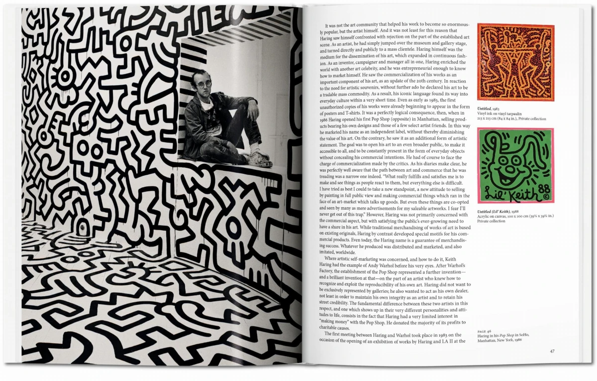 키스해링 작품집 도록 아트북 타셴 키스헤링 Keith Haring Taschen : 미스박의 아트날다