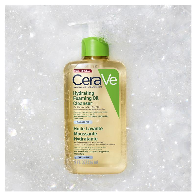 세라비 하이드레이팅 포밍 오일 클렌저 473ml / cerave hydrating foaming oil cleanser 473ml : 스페셜호주