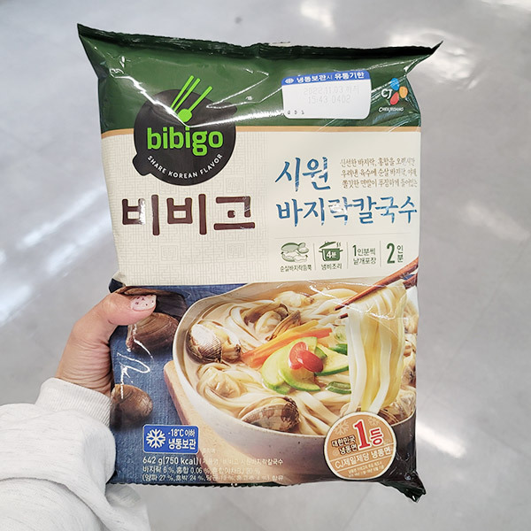 씨제이 비비고 시원한 바지락칼국수 642g x 1개 : 내일 배송
