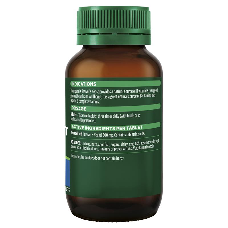 톰슨 브루어스 이스트 톰슨스 100정 / thompsons brewers yeast 100 tablets : 스페셜호주
