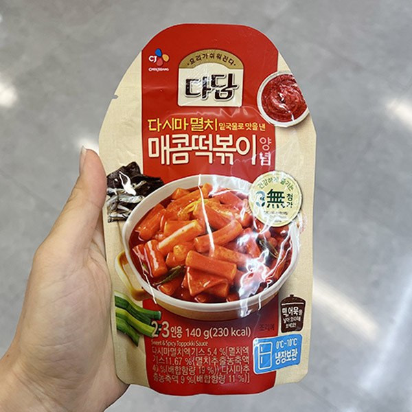씨제이 다담매콤떡볶이양념 140g x 5개 : 내일 배송