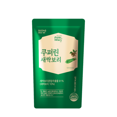 팜듀 쿠퍼린 참선진녹즙 쿠퍼린 새싹보리 헛개 밀크시슬 100ml 30개 선물용1박스 : 루팀팜