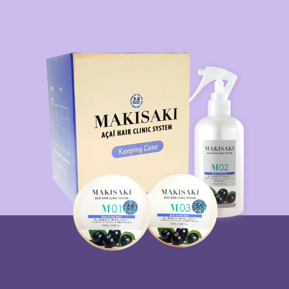 마키사키 크리닉 키핑세트 아사이 헤어250ml 3종세트 : 헤르모스코리아