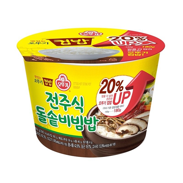 오뚜기 맛있는 컵밥 전주식 돌솥비빔밥 269g : 쿨룩스토어