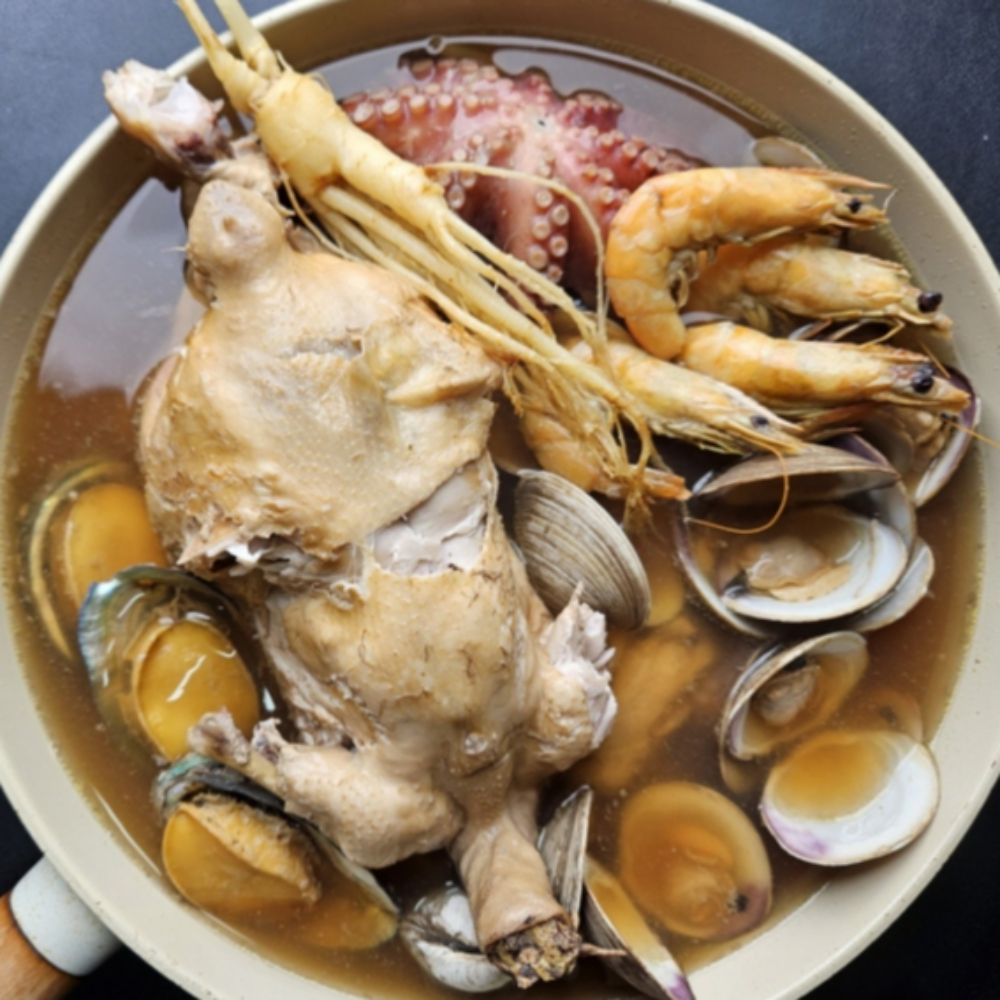 해신탕 밀키트 몸보신 캠핑 전국맛집택배 : 고기바다냉장고